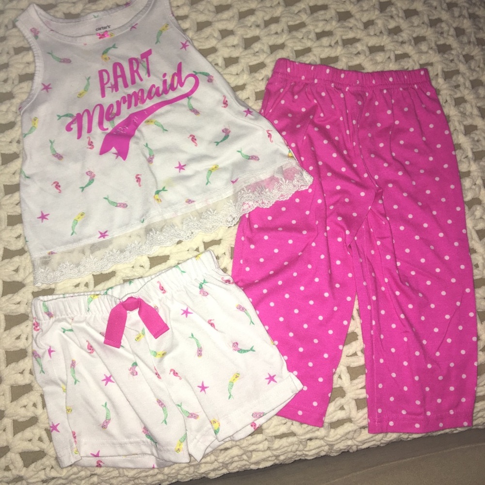 Carter’s three piece pajama set